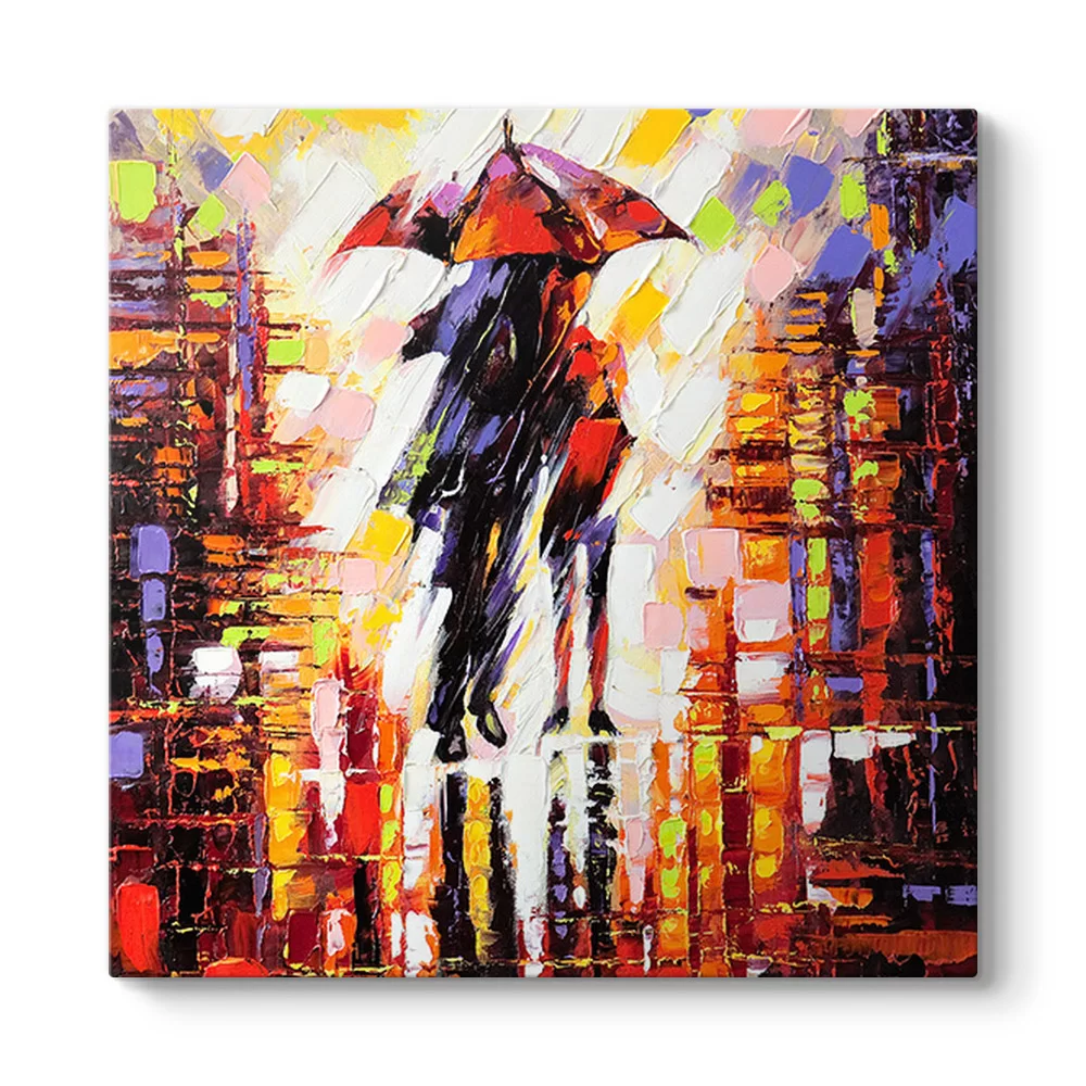Colorful Umbrellas Tablo - Model 3